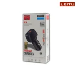 شارژر فندکی LEITU مدل LCC22 با خروجی Type-C