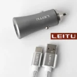 شارژر فندکی آیفون LEITU LCC16