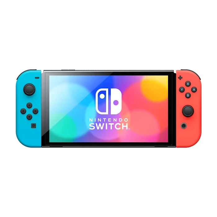 Nintendo Switch OLED Neon Blue Neon Red