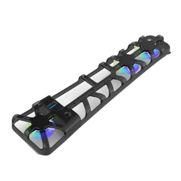 فن Dobe RGB مخصوص PS5 اسلیم رنگ مشکی