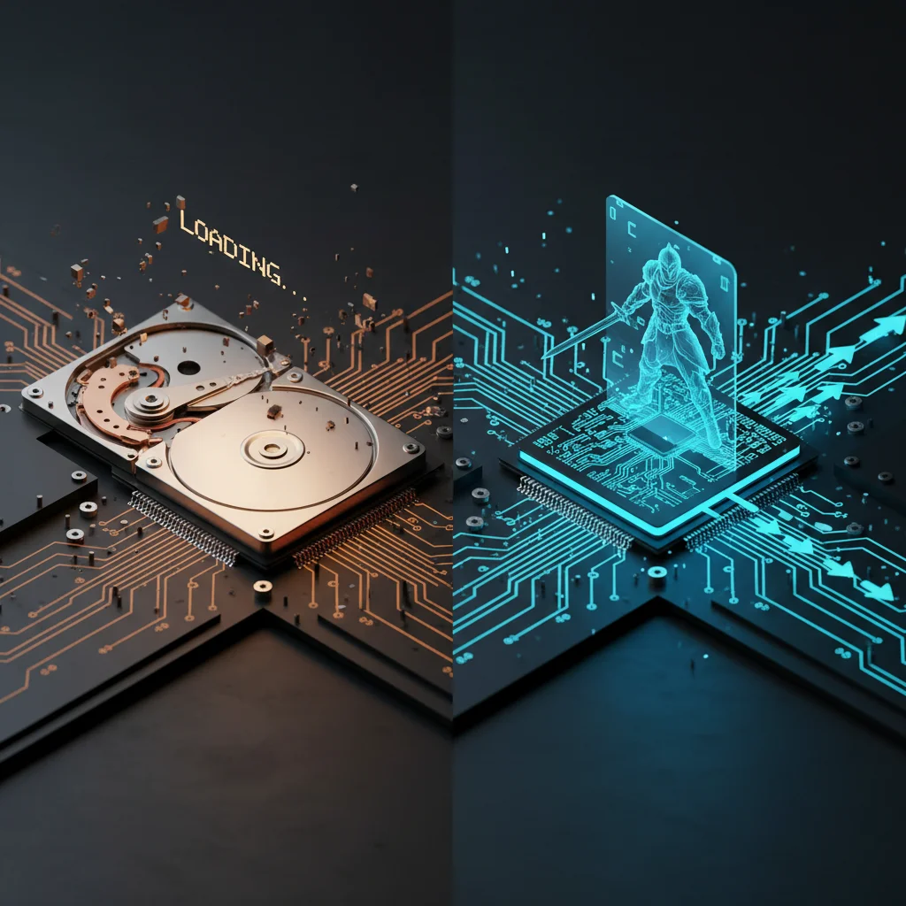 تفاوت حافظه SSD و HDD در اجرای بازی‌های سنگین کامپیوتری