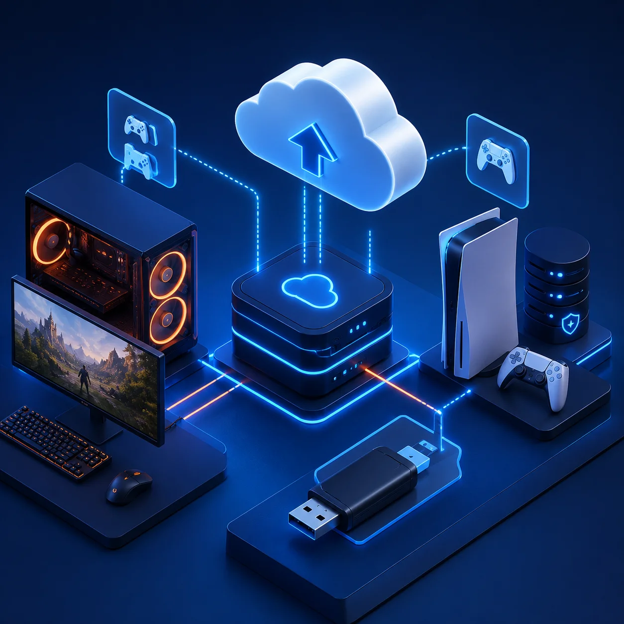 آموزش کامل پشتیبان‌گیری از سیو بازی‌های PC و پلی استیشن روی فضای ابری و USB